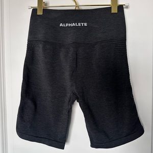 Alphalete Grey Biker Shorts, size XS
